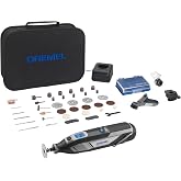 Dremel 8240 Ak&uuml;l&uuml; &Ccedil;ok Ama&ccedil;lı El Motoru, 12V 2Ah Lithium-Ion Ak&uuml;, 5.000 35.000 dev/dak, 5 Bağlantı Par&ccedil;alı, 65 Aksesuarlı