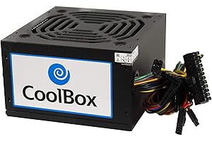 CoolBox Basic 500GR -Fuente de alimentación (300W, 220-240 V, 50 Hz, 5 A, 80 W, Silenciosa). Color Negro