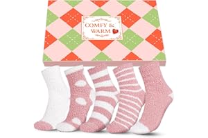 URECOVER Calcetines Termicos Mujer Regalos Originales: Calcetines Calentitos Invierno Calcetines Casa, Idea Regalos Navidad Regalos Reyes Novia Madre Abuela Amigo Invisible Regalos Originales para Mujer Joven