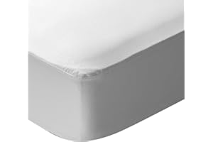 Pikolin Home - Protector de Colchón 90x190 cm - Impermeable Punto 100% Algodón Extrasuave Higiénico - Transpirable y Absorbente - Certificado Oeko-Tex, Silencioso - Cubre Colchón