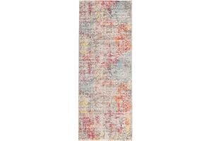 RugVista Monet, Alfombra, Alfombras Modernas, 200 x 80 cm, Rectangular, Pelo Medio, Sala de Estar, Comedor, Dormitorio, Cocina, Pasillo, Limpieza en seco, Oeko_Tex_100, Multicolore