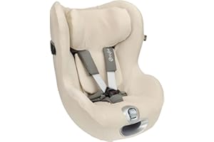 UKJE Funda protectora compatible con el asiento de coche Cybex Sirona Z y Sirona T i-size - Fundas para asientos de coche para niños - Funda para asiento de coche para niños (Beige Wafel)