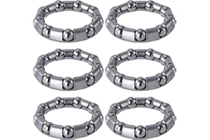 CustomyLife 6pcs 5/16 "x 9 Balls Bicicletta Manovella Cuscinetto Argento Movimento Centrale Cuscinetti Bike Axle Wheel Frame Bearing Repair for Beach Cruiser limos Stretch