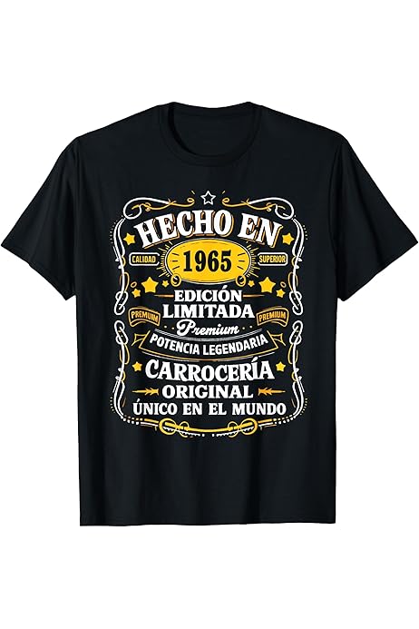 Regalos Para Hombres De 60 Años Camiseta 60 Cumpleaños 1965