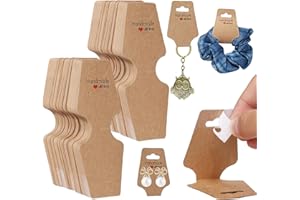 YNR 200 Tarjetas de Exhibición para Joyas, Collares, Pulseras y Llaveros