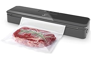 ‎ELECTROLUX Electrolux Zgrzewarka Próżniowa E4VS1-4AG, Szybkie i mocne uszczelnienie funkcja Pulse, Funkcja Vac&Seal, Brak pęcherzyków powietrza, 10 wstępnie pociętych torebek, Pakowanie próżniowe, Szary