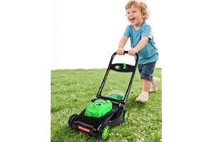 CT SPORTS Kids Lawn Mower with Realistic Grass-Cutting Action and Sounds – No Batteries Required | Fun Outdoor Push Toy, Birthday Gift & Holiday Present for 3, 4, 5, 6, 7, 8 Year Old Boys and Girls