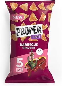 PROPERCHIPS Barbecue Lentil Chips 5 x 14g (70…|200