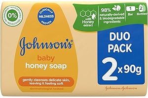 JOHNSON'S Johnsons Baby Honey Soap 2pk