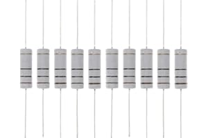 HUABAN 10PCS 5W 5 Watts 10R 10 Ohm 5% Rezystor z warstwą tlenku metalu