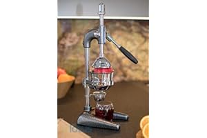 OPTIMUM Exprimidor manual profesional de Optimun, para naranjas, cítricos y granadas, con martillo lacado, XL