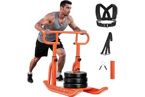 VEVOR Viktsläde, stålpulssläde, fitness