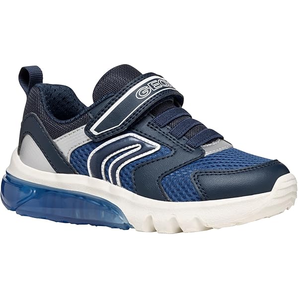 Geox J Ciberdron Boy J Sneakers voor kinderen, Blauw (marine royal), 26 EU