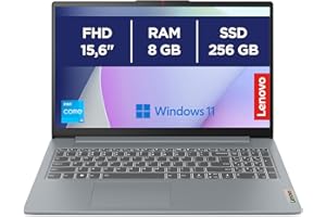 Lenovo IdeaPad Slim 3 Notebook 15,6” FHD (1920x1080), Intel Core i3-N305, RAM 8GB, 256GB SSD, Grafica Integrata, WiFi 6, Windows 11 Home - Arctic Grey