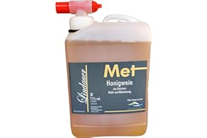 IMKEREI LINDAUER Original Lindauer MET - Lieblicher Honigwein, 11%, 3 L, Kanister mit Zapfhahn