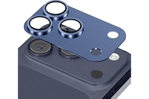 LanQii Kameraschutz Kompatibel mit iPhone 17 Pro, Metall Panzerglasfolie Kamera Linse Protector, 9H Härte Kamera Schutzfolie für iPhone 17 Pro, Blau