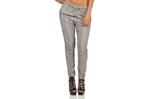 ONLY Onlpoptrash Easy Think Check Pnt Noos Pantalones, Multicolor (Black Checks: Dark Grey/Cloud Dancer), 42/L30 (Talla del Fabricante: X-Large) para Mujer