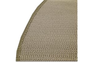 ‎JEMIDI JEMIDI Gartentischdecke Wetterfest Rund oder Eckig Tischdecke Garten Tisch rutschfest Tischdecken Beige Rund Durchmesser 140cm