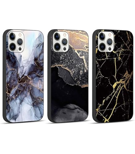 Luolnh Gold Glitter Sparkle Case Compatible With IPhone 14 Pro Max, Marble Design Shockproof Slim Soft Silicone TPU Bumper Cover Phone Case For IPhone 14 Pro Max 6.7 Inch 2022 - Abstract