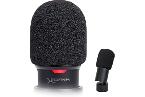 SoloCast mikrofon popfilter vindskydd - brusreducering spelmikrofon skumöverdrag mikrofon skumöverdrag popfilter kompatibel m