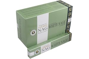 VIJAYSHREE VISAYSHREE Incienso Golden NAG White Sage 15 grs