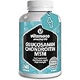 Glucosamine and Chondroitin Complex 2250mg with MSM and Vitamin C - Joints Care and Immune System - 240 Capsules - Supplement Without Additives - Vitamaze