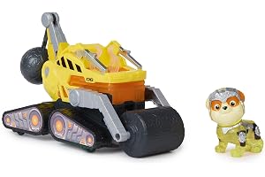 Patrulla Canina - LA SUPERPELÍCULA - Figuras DE ACCIÓN Y Coches DE Juguetes LA Patrulla Canina - Rubble Patrulla Canina y Camión de Construcción - Luces y Sonidos - 6067511 - Juguetes Niños 3 Años +