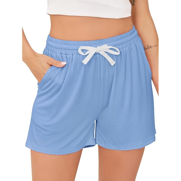 Pantaloncini da pigiama da donna M Lunghezza a vita alta