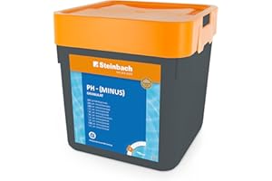 Steinbach Poolpflege pH-Minus Granulat – 0753001TV00 – 7,5 kg – Zur pH-Wert-Senkung im Pool/Gut löslich & staubreduziert/Für bessere Wirksamkeit von Chlor & Desinfektionsmitteln