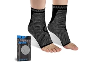 Waymaytecy 2 Pièces Chevillere Entorse,Compression Chevillère, Protège-cheville Unisexe, Chevillere de Maintien Sport, Stabilise la Cheville, Pour le Sport, le Fitness, la Vie Quotidienne, XL