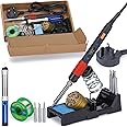 YIHUA 928D-III 110W Portable Digital Soldering Iron Kit with Temperature Stabilization Function and LED Display for Soldering & Desoldering Stained Glass(UK Plug)
