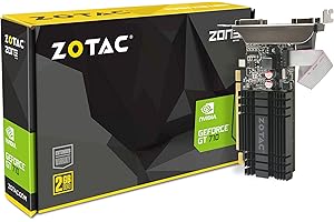 ZOTAC GeForce GT 710 2GB DDR3 ZT-71302-20L DVI-D + HDMI + VGA Scheda Video