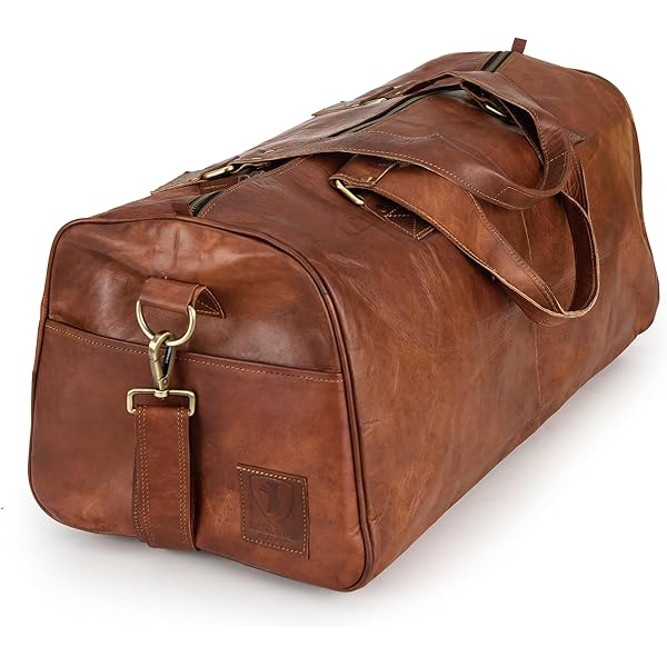 SID & VAIN Bristol XL reistas van premium leer, sporttas, groot, XL, groot, voor heren en dames, weekends, cabinemaat, bruin, handgemaakt, Vintage lichtbruin, X-Large, Reistas