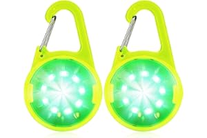 QianFan 2Pack Dog Collar Light - Dog Lights for Night Walking, LED Rechargeable Safety Light Dog Flashing Collar Lights for the Dark