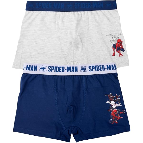 Intimo Bambini Marvel Mutande Spiderman Ragazzi - Confezione Da 5