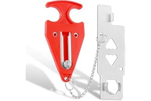 ACEMINING Verrou de porte portable pour la sécurité de la maison, pour plus de sécurité et d'intimité, parfait pour les voyages, hôtel, maison, appartement, université