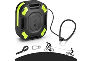 oGoDeal Corde de remorquage de vélo rétractable, Barre Traction Velo Enfant,Câble de Traction,Corde de Traction pour Enfants,Corde de Traction pour VTT