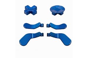 YUNMGALH For Elite Series 2 Metal D-pads Paddles Buttons Replacement for Xbox One Elite Controller & Elite Controller Series 2 Model 1797 & Elite Series 2 Core- Blue