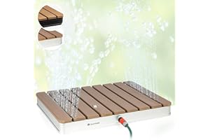 blumfeldt Portable Outdoor Shower Kit, Garden Shower, 4M Adjustable Water Jet Height, Aluminium Build Outside Shower Kit, Waterproof, UV Proof & Frost-Resistant Outdoor Shower Stand for Pool and Spa