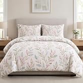 THE ONE HOME Funda Nordica Cama 150/160 100% Algodon 240 x 260, Blanco | Juego 3 Piezas: Funda Nordica 240x260 y 2 Fundas de