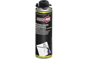 Ambro-Sol - P302 Nettoyeur mousse polyuréthane, élimine les résidus de mousse polyuréthane de l'équipement de vêtement, la bombe de pulvérisation en bande étanche 100% recyclable à l'infini de 500 ml