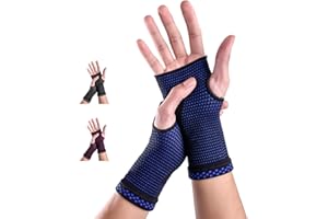 Abyon Opaska uciskowa na nadgarstek (1 para), opaska uciskowa na nadgarstek do łagodzenia bólu nadgarstka, zapalenia ścięgien, zapalenia stawów, do codziennego użytku, dla kobiet i mężczyzn