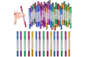 Operitacx Tubes Métalliques Aluminium 8 Cm pour Carillons À Vent - Lot de 100 Tubes Éoliens Creux pour Bricolage Décoration Extérieure Et Fabrication DIY