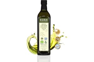 EORA Premium Organic Greek Extra Virgin Olive Oil 750ml – Cold Pressed, Impressively High in Polyphenols, Very low Acidity ~0