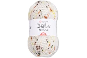 Frida's Wollhaus YarnArt Baby Color 206 Pelote de laine pour bébé - 50 g - Super douce - 18 couleurs