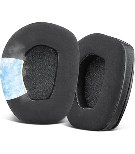 Cuscinetti Auricolari Di Ricambio Per Sennheiser HDR - Lino E Memory Foam - Comfort Migliorato - Foto 5