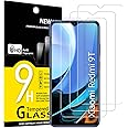 NEW'C 3 Pezzi, Vetro Temperato per Xiaomi Redmi 9T / Xiaomi Poco M3, Pellicola Prottetiva Anti Graffio, Anti-Impronte, Senza 