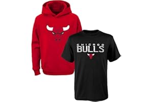 OUTERSTUFF NBA Youth 8-20 Polyester Performance Primary Logo Hoodie & T-Shirt 2 Pack Combo Set