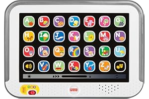 Fisher-Price Ma Tablette Puppy Jouet Bébé pour Apprendre les Lettres, Mots et Animaux, 12 Mois et Plus, CDG56