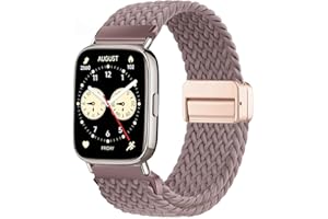 Issinlky Nylonowa pleciona opaska do Redmi Watch 5 Lite/5 Active, elastyczny pasek 22mm do inteligentnego zegarka Xiaomi Redmi Watch 5 Lite/5 Active